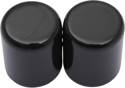 Drag Specialties Gloss Black 1" Small Rear Luggage Magnetic Docking Point Covers