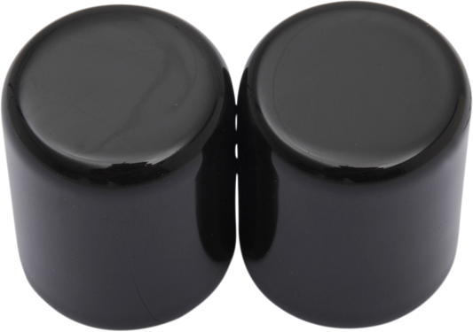 Drag Specialties Gloss Black 1" Small Rear Luggage Magnetic Docking Point Covers