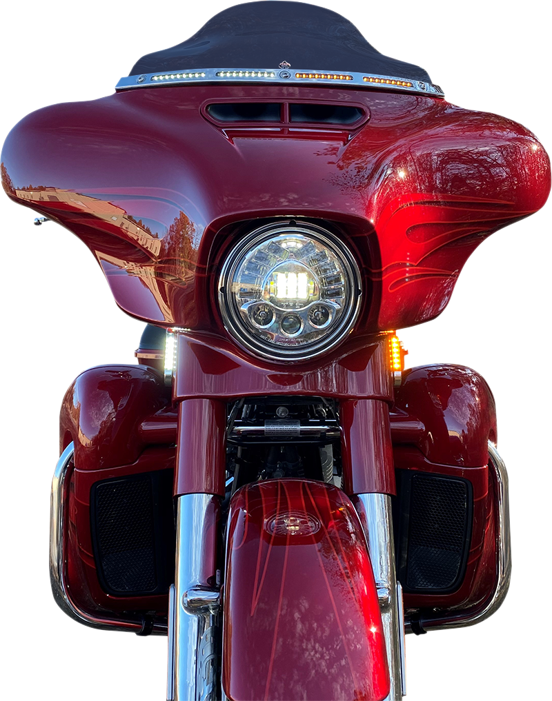 Custom Dynamics ProBeam Front Turn Signal Light Strips 1996-2024 Harley Touring
