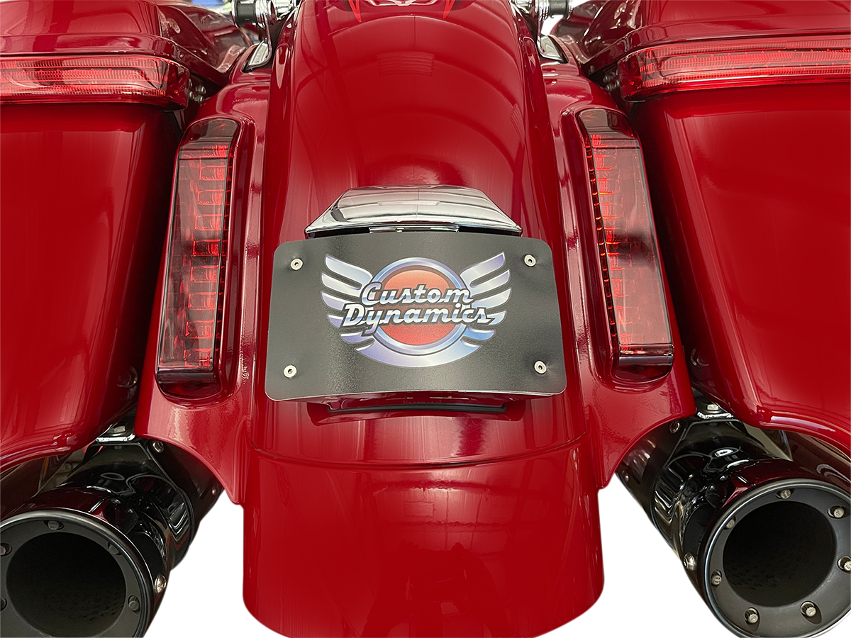 Custom Dynamics License Plate Mount Kit for 2014-2021 CVO Touring FLHXSE