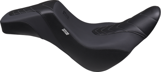 Mustang Kodlin Series Squareback Gripper Seat fits 2018-2025 Harley Softail FXLR