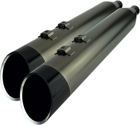 Khrome Werks 4.5" Smoked HP Plus Slip On Mufflers 2017-2024 Harley Touring FLHX