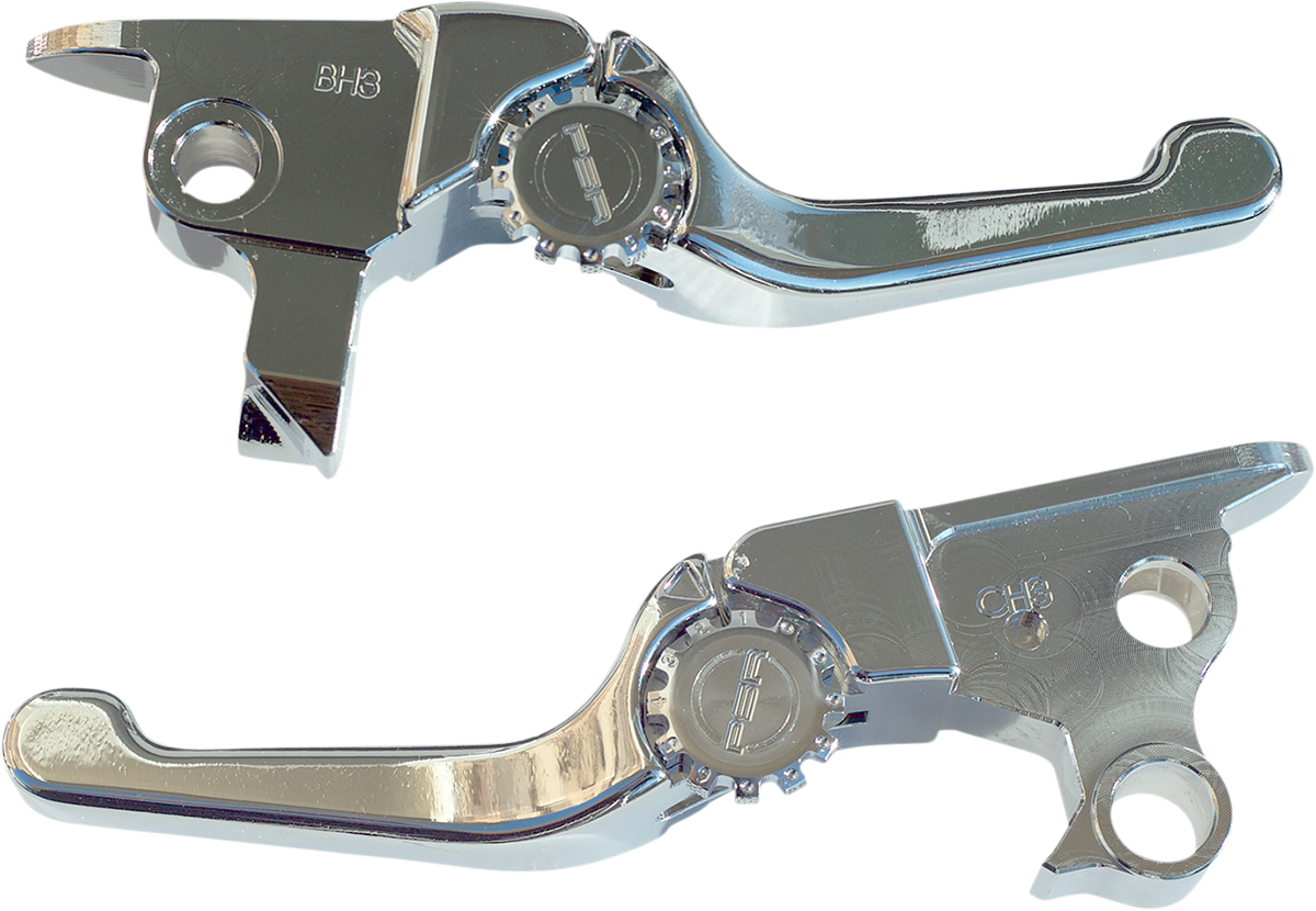 PSR Chrome Shorty Anthem Adjustable Hand Levers for 2008-2016 Touring Road Glide