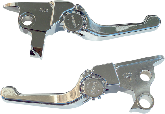 PSR Chrome Shorty Anthem Adjustable Hand Levers for 2008-2016 Touring Road Glide
