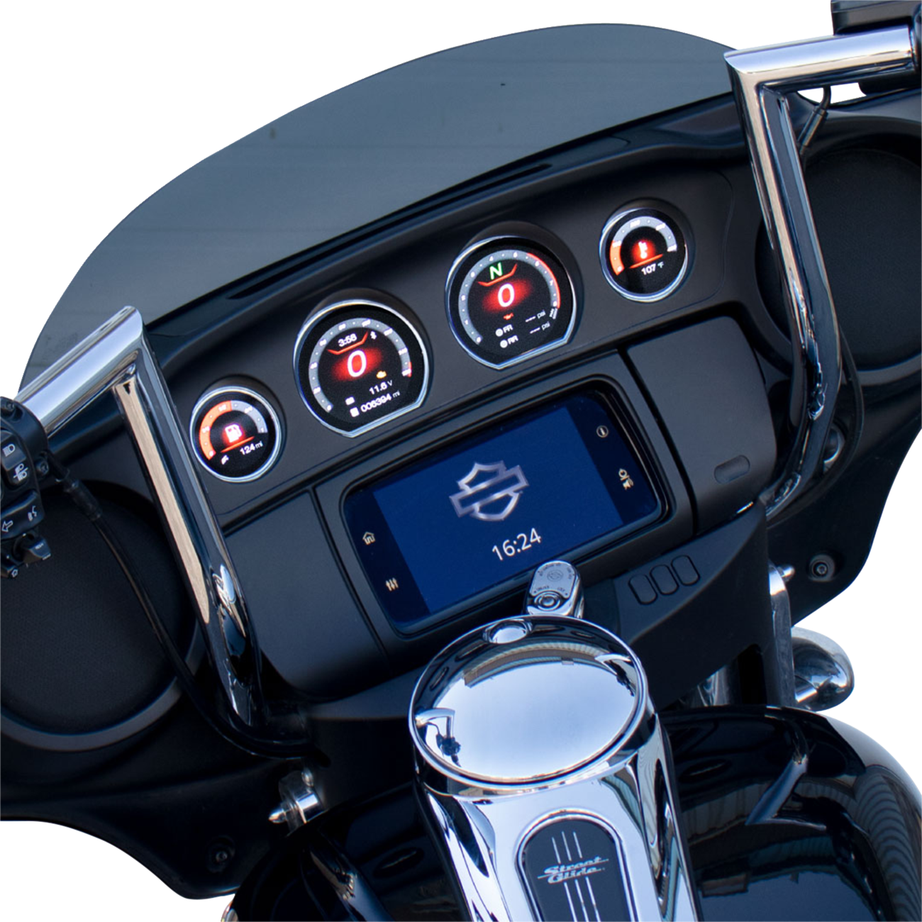 Koso HD-03X TFT Electronic Multi-Function Gauge Set for 2014-2023 Harley Touring