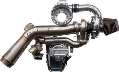 Trask Tornado Stage 2 Polished Turbo Kit for 2023-2025 Harley Touring Softail M8