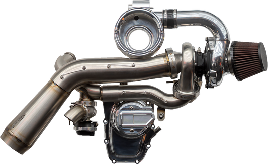 Trask Tornado Stage 2 Polished Turbo Kit for 2023-2025 Harley Touring Softail M8