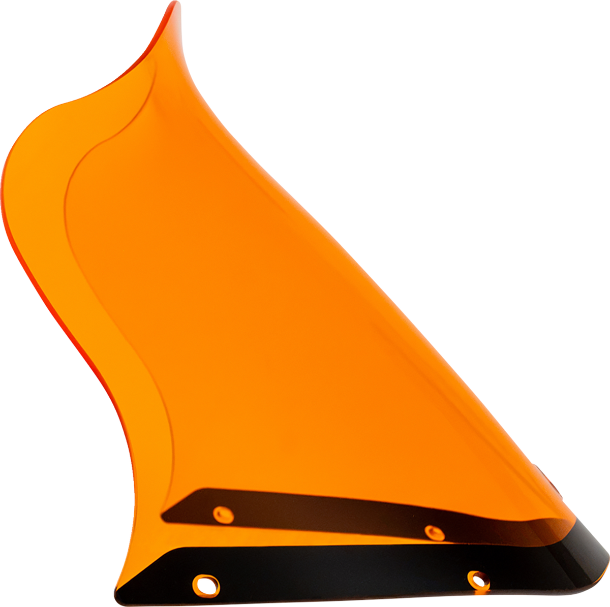 Klock Werks Kolor Flare 12.5" Orange Windshield fits Saddlemen S-RT Mini Fairing