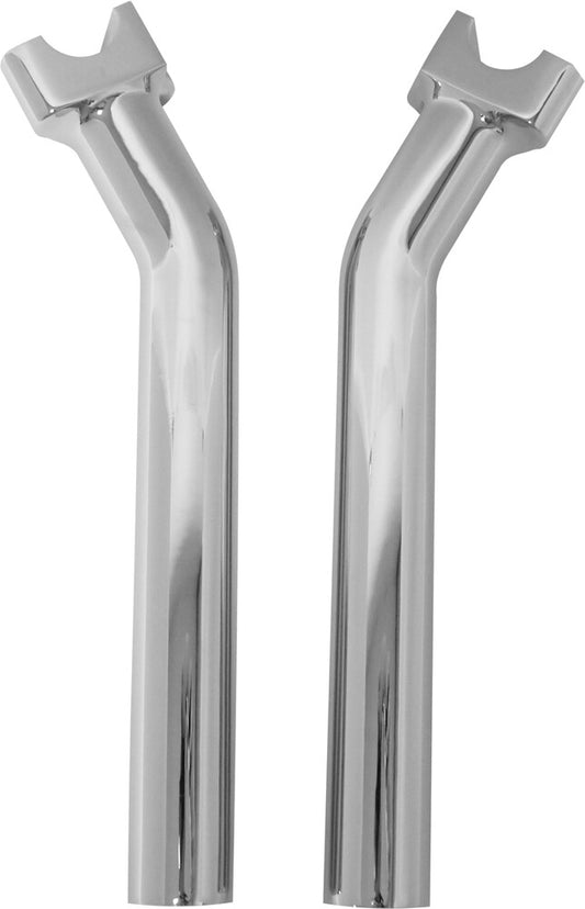 Harddrive 1" Chrome 9-1/2" Handlebar Pullback Motorcycle Risers fits Harley