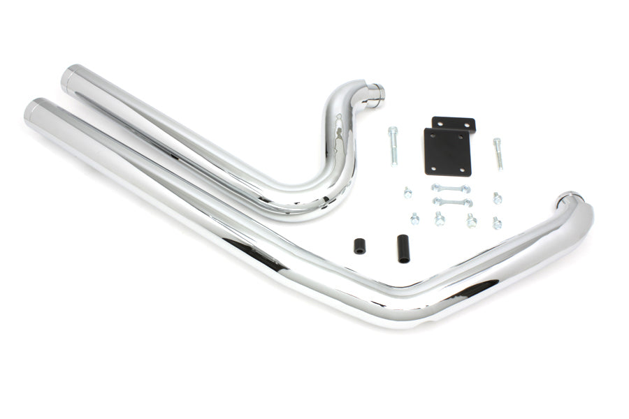 VTwin Wyatt Gatling Maxx Shot Exhaust Drag Pipe 1984-2006 Harley Softail FLST