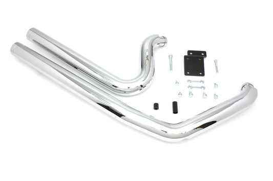 VTwin Wyatt Gatling Maxx Shot Exhaust Drag Pipe 1984-2006 Harley Softail FLST