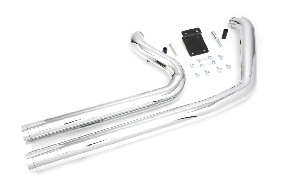 VTwin Wyatt Gatling Maxx Shot Exhaust Drag Pipe 1984-2006 Harley Softail FLST