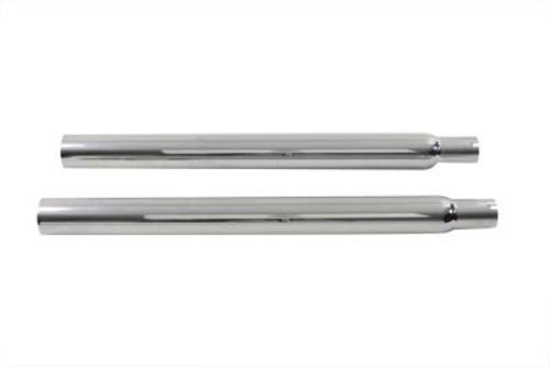 Vtwin Chrome Dumper Muffler Exhaust fits 1995-2016 Harley Touring