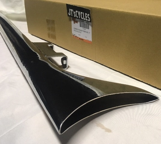 Vtwin Wyatt Gatling 33" Straight Fishtail Mufflers for 1995-16 Harley Touring FLHT
