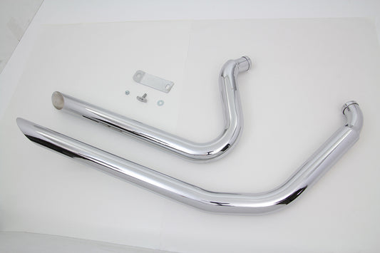 VTwin Wyatt Gatling Exhaust Drag Pipe Side Slash Shorty 1984-2006 Harley Softail