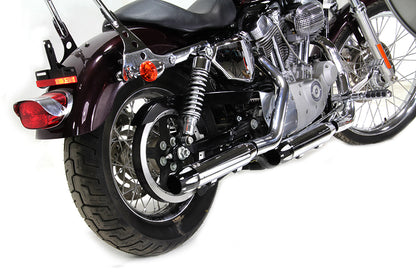 VTwin Chrome Highlighted Revolver Tip Muffler Set 2014-2017 Harley Sportster