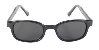 KD's Original Black 1 Pair Flame Smoke Lens Old School Biker Sunglasses 3010
