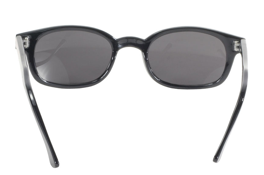 KD's Original Black 1 Pair Flame Smoke Lens Old School Biker Sunglasses 3010