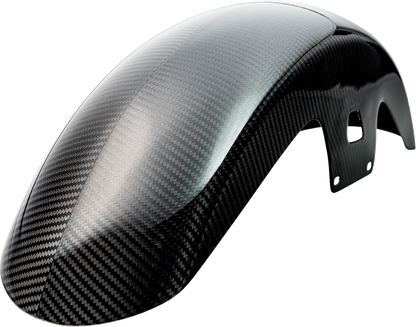 Slyfox Carbon Fiber Gloss Mid Front Fender for 2014-2025 Harley Touring Softail