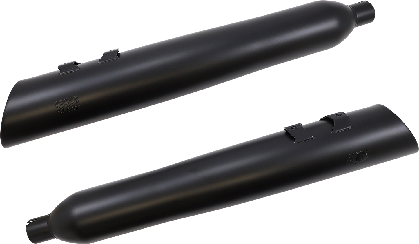Cobra Neighbor Hater Upper Cut Slip On Mufflers 1995-2016 Harley Touring CVO
