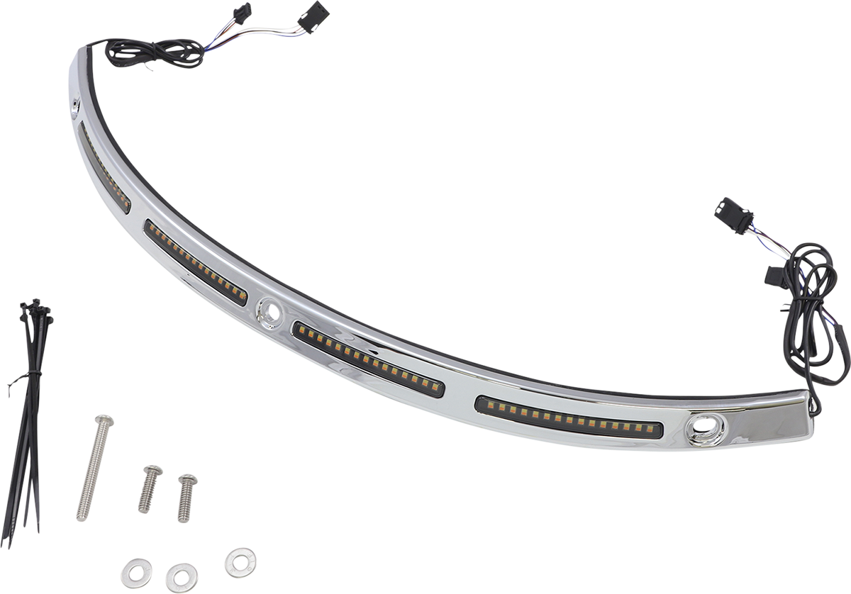 Custom Dynamics LED Batwing Fairing Windshield Trim for 2014-2024 Harley Touring