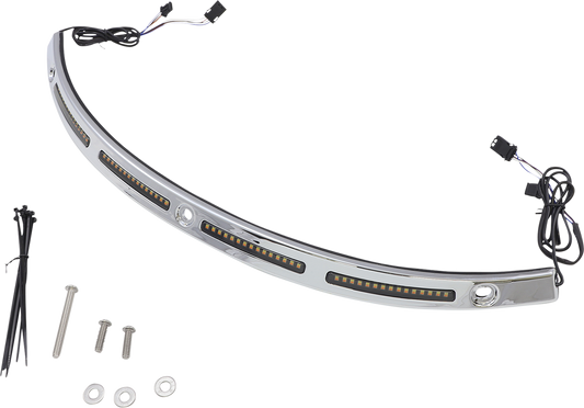 Custom Dynamics LED Batwing Fairing Windshield Trim for 2014-2024 Harley Touring