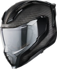 Icon Ultraflite Black Carbon Fiber Full Face MIPS Unisex Adult Motorcycle Helmet