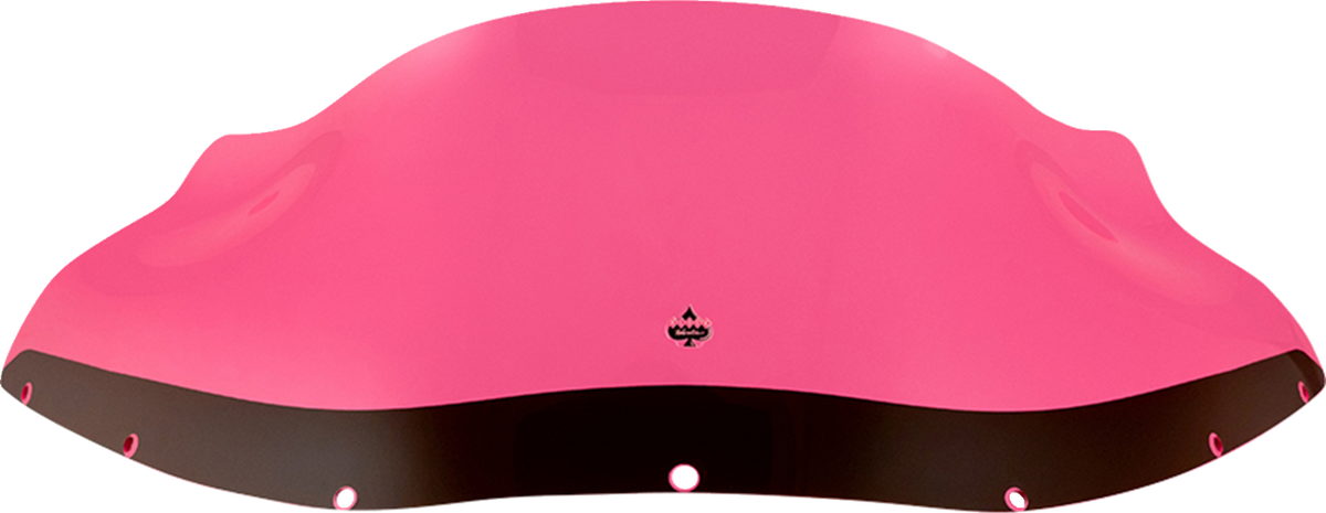 Klock Werks Kolor Flare 9" Pink Ice Windshield fits Harley FXRP Style Fairing