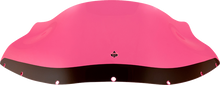 Klock Werks Kolor Flare 9" Pink Ice Windshield fits Harley FXRP Style Fairing