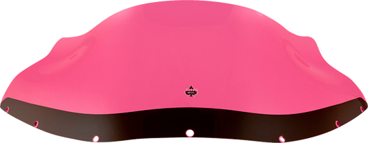 Klock Werks Kolor Flare 9" Pink Ice Windshield fits Harley FXRP Style Fairing