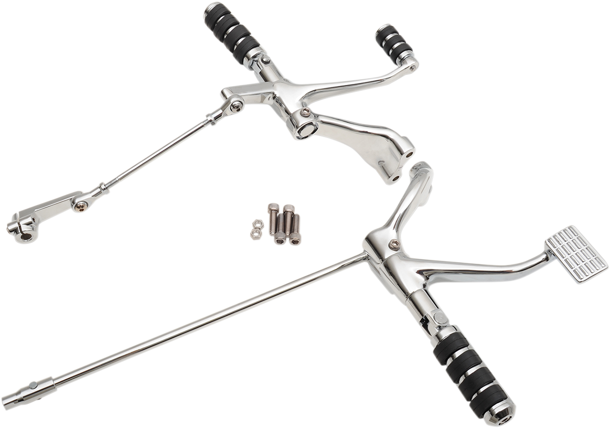 Drag Specialties Chrome Forward Control Kit for 2014-2022 Harley Sportster