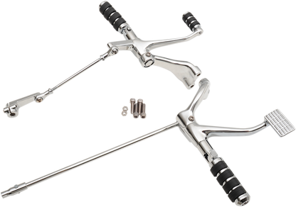 Drag Specialties Chrome Forward Control Kit for 2014-2022 Harley Sportster