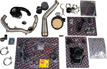 Trask  Brushed Tornado Turbo Performance Kit for 2017-2023 Harley Davidson M8
