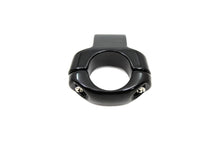 VTwin Deco Mirror Clamp Black to 1" handlebars Harley Dyna Softail Road King