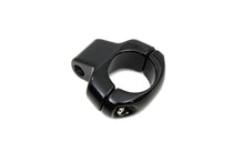 VTwin Deco Mirror Clamp Black to 1" handlebars Harley Dyna Softail Road King