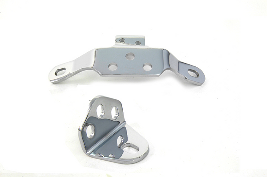 Vtwin Chrome Motorcycle Engine Mount Set 2006-2016 Harley FXST FLST Softail