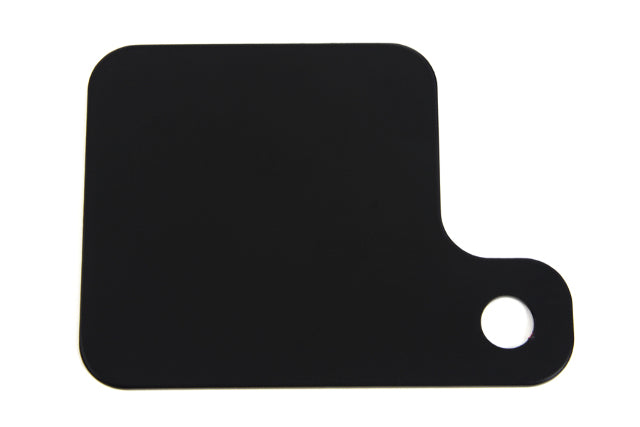 Vtwin Black Universal Motorcycle 1/2" Inspection Tag Mount Holder for Harley