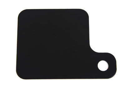 Vtwin Black Universal Motorcycle 1/2" Inspection Tag Mount Holder for Harley