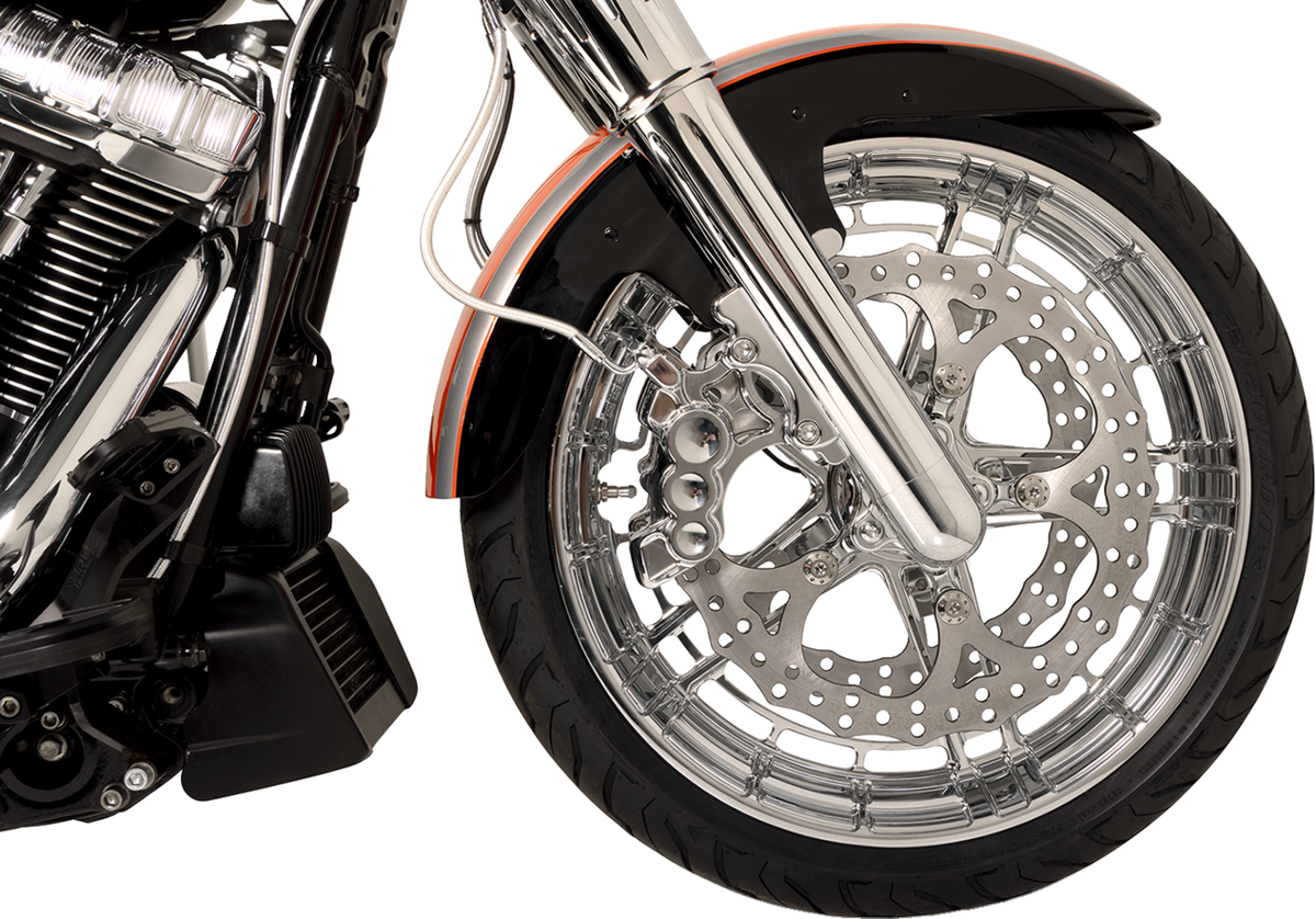 Arlen Ness Flatline Chrome 19"x3.25" Front Motorcycle Wheel for Harley Davidson