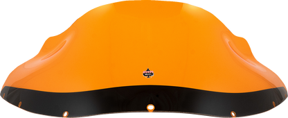 Klock Werks Kolor Flare 9" Orange Windshield fits Harley Dyna FXRP Style Fairing