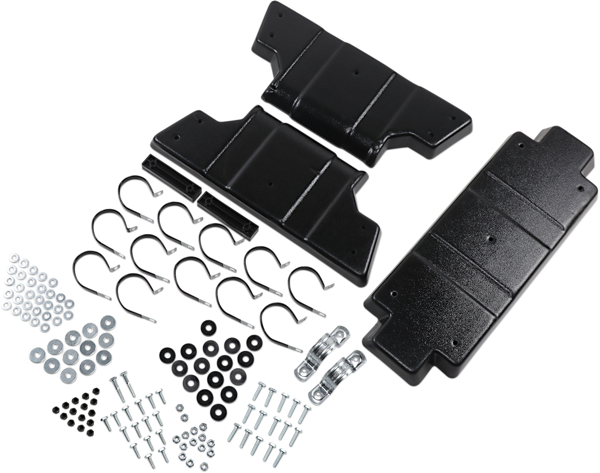 Moose Utility Black 3 Piece Polyethylene UTV Roof 2010-2014 Polaris Ranger Crew