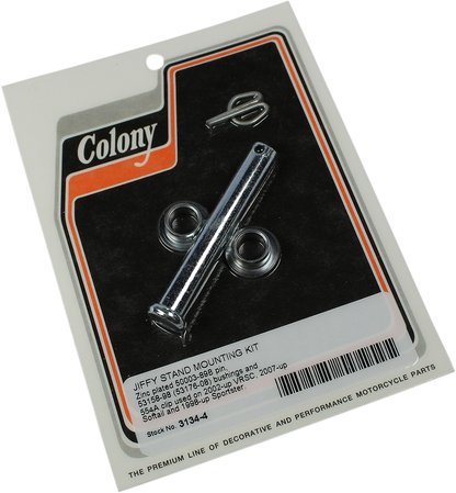 Colony Jiffy Kickstand Mounting Kit for 1998-2022 Harley V-Rod Softail Sportster