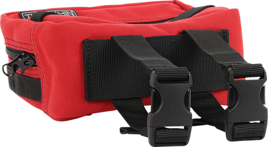 Thrashin Supply Red Motorcycle Handlebar Storage Bag Harley Davidson THB-0015
