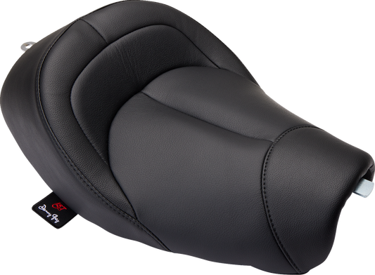 Danny Gray Leather BigIST Solo Seat fits 2004-2022 Harley Sportster Models