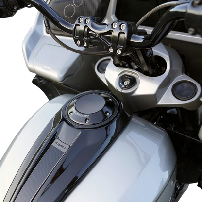 Arlen Ness Black Pop Up Gas Fuel Cap fits 2023-2026 Harley Street Road Glide M8