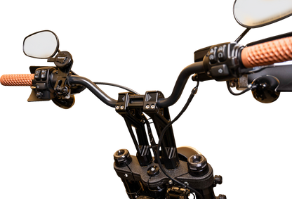 Kodlin Fastback Black 8" Straight Motorcycle Handlebar Risers for Harley K55128