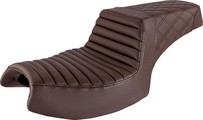 Saddlemen Brown Step Up Gel Seat 2020-2022 Indian Challenger Dark Horse