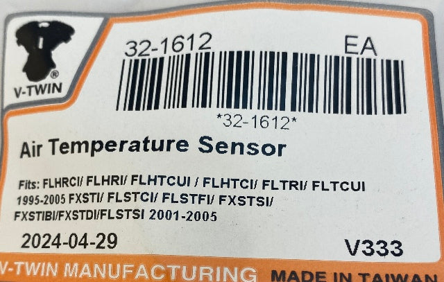 VTwin EFI Air Temperature Sensor 1995-2005 Harley Softail Touring FLSTSI FLHRI