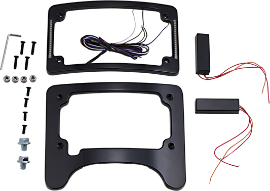 Custom Dynamics License Plate Turn Signal Eliminator Kit 1997-24 Harley Touring