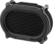 Arlen Ness Stage II Black Oval Air Filter Cleaner Kit 2017-2025 Harley Davidson